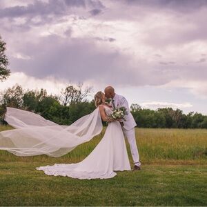 Made with Love Tulle Wings as wedding veil option